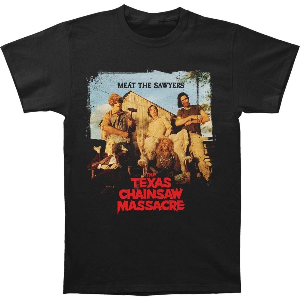 Texas Chainsaw Massacre Meat The Sawyers T-Shirt Black